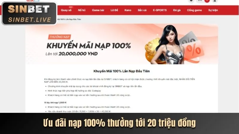 Hoàn trả cược mỗi ngày không giới hạn